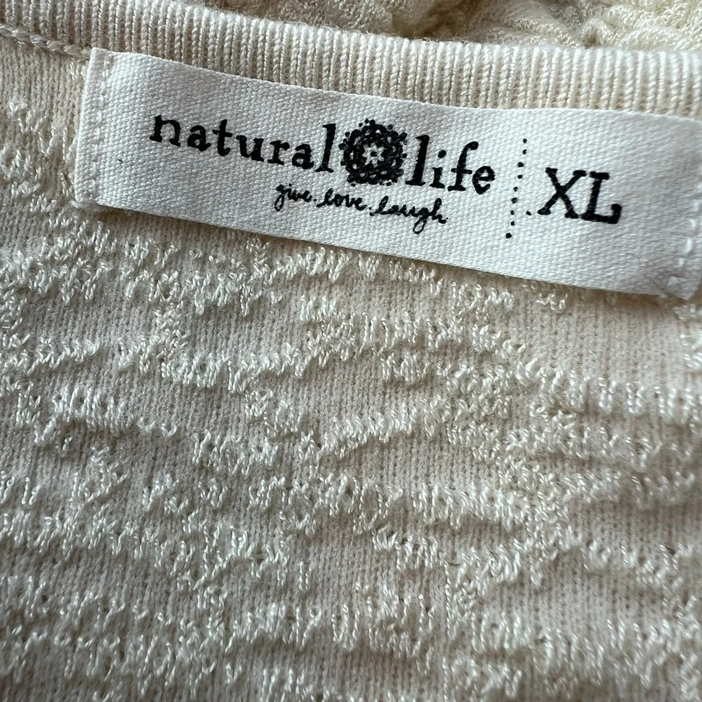 Natural Life Danielle Square Neck Textured Top - XL